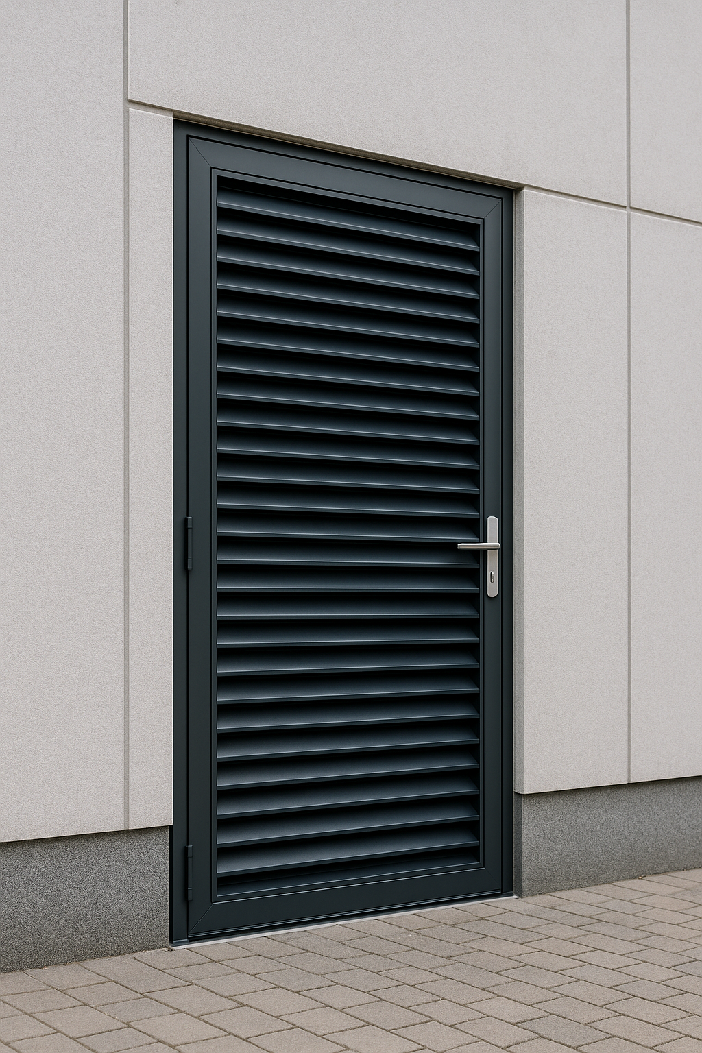 aluminium louvred doors - professional louvred doors available in Blackpool from UK manufacturers